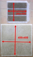 Filtres air neuf et extract, comparaison dimensions